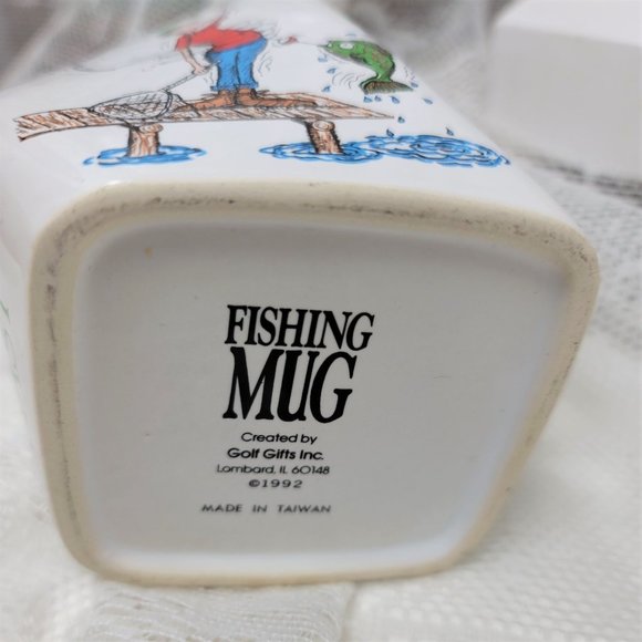 Vintage 1992 Twisted Fisherman's The Results of Over Cast mug Coffee cup - Picture 7 of 8